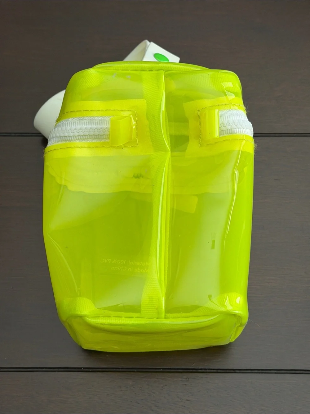 Drunk Elephant Neon Yellow & Aqua Blue Bag Set